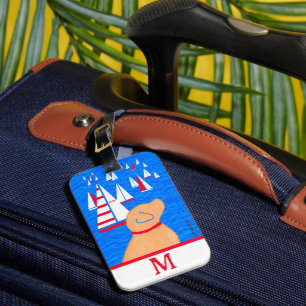 Regatta Day Yellow Dog Gepäckmarke Gepäckanhänger