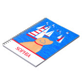 Regatta Day Yellow Dog Notebook Notizblock (Linke Seite)