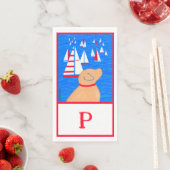 Regatta Day Yellow Dog Tuch Handtuch Serviette (Beispiel)