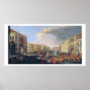 Regatta gehalten zu Ehren Frederick VI von Poster