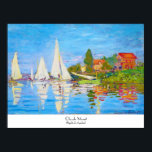 Regatta in Argenteuil Claude Monet Poster<br><div class="desc">Regatta in Argenteuil Claude Monet cool,  alt,  Meister,  Meisterwerk,  fein,  retored,  impressionismus,  malen,  malen,  vibrieren,  gesättigt,  Farbe,  schön,  schön,  Qualität,  hoch,  Auflösung,  Landschaft,  Landschaft,  Post,  Dekoration,  Farben,  Paris,  France,  erneuert besten,  Verkäufer,  farbenfroh,  billig</div>
