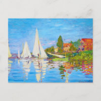 Regatta in Argenteuil Claude Monet
