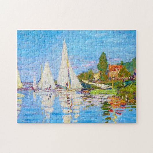 Regatta in Argenteuil Claude Monet Puzzle (Horizontal)