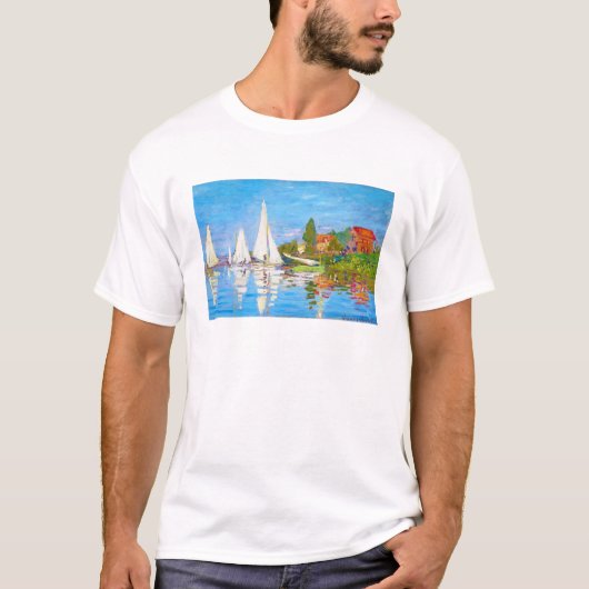 Regatta in Argenteuil Claude Monet T-Shirt (Vorderseite)