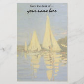 Regatta in Argenteuil durch Claude Monet Briefpapier (Vorderseite)