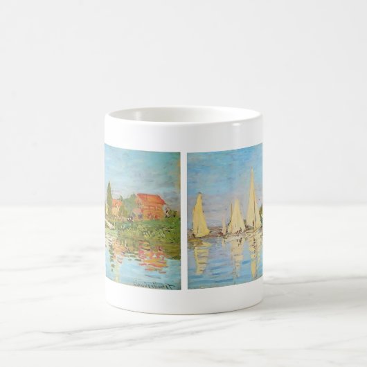 Regatta in Argenteuil durch Claude Monet Kaffeetasse (Mittel)