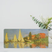 Regatta in Argenteuil von Claude Monet (Stehend Vorderseite)