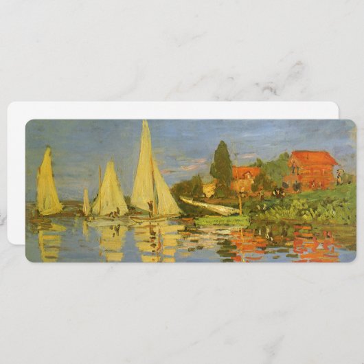 Regatta in Argenteuil von Claude Monet (Vorne/Hinten)