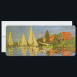 Regatta in Argenteuil von Claude Monet<br><div class="desc">Regatta von Claude Monet in Argenteuil (1872) ist ein Vintager Impressionismus, der ein nautisches Kunstmaler ist. Sie können die Reflektion der Segelboote im See Wasser sehen. Eine Seeseite mit einer Yacht oder einem Bootsrennen an einem sonnigen Sommertag. Über den Künstler: Claude Monet (1840-1926) war Gründer der französischen impressionistischen Malerei, wobei...</div>