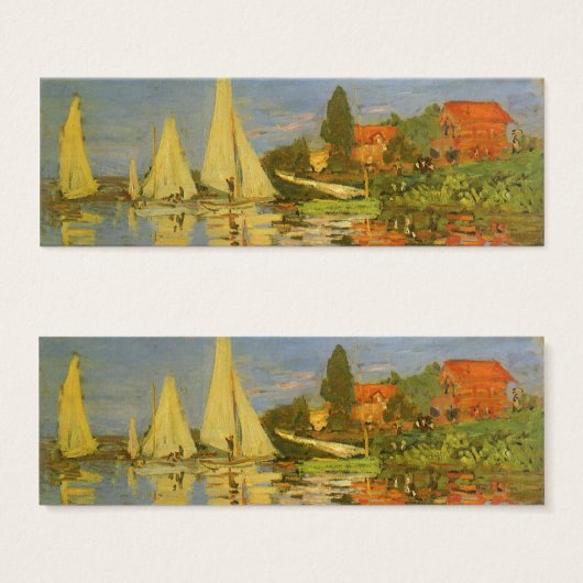 Regatta in Argenteuil von Claude Monet (Vorne & Hinten)