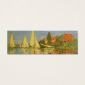 Regatta in Argenteuil von Claude Monet (Vorderseite)