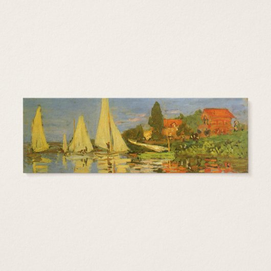 Regatta in Argenteuil von Claude Monet (Rückseite)