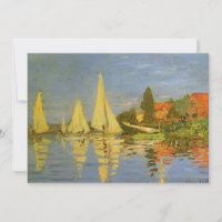 Regatta in Argenteuil von Claude Monet