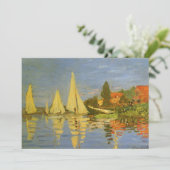 Regatta in Argenteuil von Claude Monet (Stehend Vorderseite)