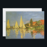 Regatta in Argenteuil von Claude Monet<br><div class="desc">Regatta von Claude Monet in Argenteuil (1872) ist ein Vintager Impressionismus, der ein nautisches Kunstmaler ist. Sie können die Reflektion der Segelboote im See Wasser sehen. Eine Seeseite mit einer Yacht oder einem Bootsrennen an einem sonnigen Sommertag. Über den Künstler: Claude Monet (1840-1926) war Gründer der französischen impressionistischen Malerei, wobei...</div>
