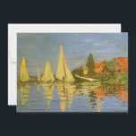 Regatta in Argenteuil von Claude Monet<br><div class="desc">Regatta von Claude Monet in Argenteuil (1872) ist ein Vintager Impressionismus, der ein nautisches Kunstmaler ist. Sie können die Reflektion der Segelboote im See Wasser sehen. Eine Seeseite mit einer Yacht oder einem Bootsrennen an einem sonnigen Sommertag. Über den Künstler: Claude Monet (1840-1926) war Gründer der französischen impressionistischen Malerei, wobei...</div>