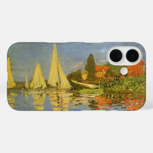 Regatta in Argenteuil von Claude Monet Case-Mate iPhone Hülle (Rückseite (Horizontal))