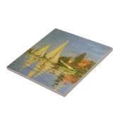 Regatta in Argenteuil von Claude Monet Fliese (Seite)