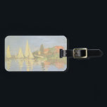 Regatta in Argenteuil von Claude Monet Gepäckanhänger<br><div class="desc">Regatta von Claude Monet in Argenteuil (1872) ist ein Vintager Impressionismus, der ein nautisches Kunstmaler ist. Sie können die Reflektion der Segelboote im See Wasser sehen. Eine Seeseite mit einer Yacht oder einem Bootsrennen an einem sonnigen Sommertag. Über den Künstler: Claude Monet (1840-1926) war Gründer der französischen impressionistischen Malerei, wobei...</div>
