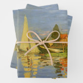 Regatta in Argenteuil von Claude Monet Geschenkpapier Set (Beispiel)