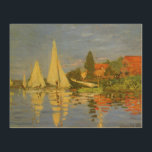 Regatta in Argenteuil von Claude Monet Holzdruck<br><div class="desc">Regatta von Claude Monet in Argenteuil (1872) ist ein Vintager Impressionismus, der ein nautisches Kunstmaler ist. Sie können die Reflektion der Segelboote im See Wasser sehen. Eine Seeseite mit einer Yacht oder einem Bootsrennen an einem sonnigen Sommertag. Über den Künstler: Claude Monet (1840-1926) war Gründer der französischen impressionistischen Malerei, wobei...</div>