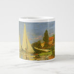 Regatta in Argenteuil von Claude Monet Jumbo-Tasse<br><div class="desc">Regatta von Claude Monet in Argenteuil (1872) ist ein Vintager Impressionismus, der ein nautisches Kunstmaler ist. Sie können die Reflektion der Segelboote im See Wasser sehen. Eine Seeseite mit einer Yacht oder einem Bootsrennen an einem sonnigen Sommertag. Über den Künstler: Claude Monet (1840-1926) war Gründer der französischen impressionistischen Malerei, wobei...</div>