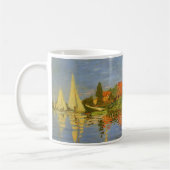 Regatta in Argenteuil von Claude Monet Kaffeetasse (Links)