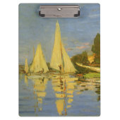 Regatta in Argenteuil von Claude Monet Klemmbrett (Vorderseite)