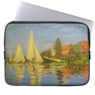 Regatta in Argenteuil von Claude Monet Laptopschutzhülle