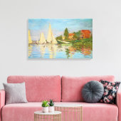 Regatta in Argenteuil von Claude Monet Leinwanddruck (Insitu (Wohnzimmer))