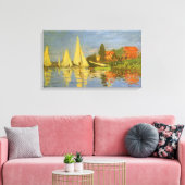 Regatta in Argenteuil von Claude Monet Leinwanddruck (Insitu (Wohnzimmer))