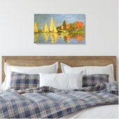 Regatta in Argenteuil von Claude Monet Leinwanddruck (Insitu (Schlafzimmer))
