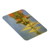Regatta in Argenteuil von Claude Monet Magnet (Rechte Seite)