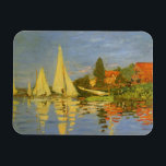 Regatta in Argenteuil von Claude Monet Magnet<br><div class="desc">Regatta von Claude Monet in Argenteuil (1872) ist ein Vintager Impressionismus, der ein nautisches Kunstmaler ist. Sie können die Reflektion der Segelboote im See Wasser sehen. Eine Seeseite mit einer Yacht oder einem Bootsrennen an einem sonnigen Sommertag. Über den Künstler: Claude Monet (1840-1926) war Gründer der französischen impressionistischen Malerei, wobei...</div>