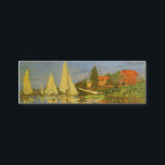 Regatta in Argenteuil von Claude Monet Mini Visitenkarte<br><div class="desc">Regatta von Claude Monet in Argenteuil (1872) ist ein Vintager Impressionismus, der ein nautisches Kunstmaler ist. Sie können die Reflektion der Segelboote im See Wasser sehen. Eine Seeseite mit einer Yacht oder einem Bootsrennen an einem sonnigen Sommertag. Über den Künstler: Claude Monet (1840-1926) war Gründer der französischen impressionistischen Malerei, wobei...</div>