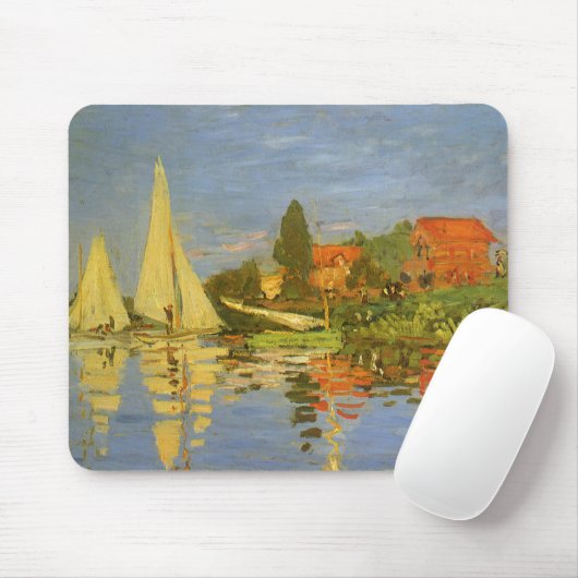 Regatta in Argenteuil von Claude Monet Mousepad (Mit Mouse)