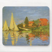 Regatta in Argenteuil von Claude Monet Mousepad (Vorne)