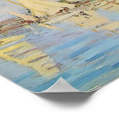 Regatta in Argenteuil von Claude Monet Poster (Ecke)