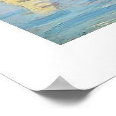 Regatta in Argenteuil von Claude Monet Poster (Ecke)