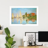 Regatta in Argenteuil von Claude Monet Poster (Heimbüro)