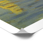 Regatta in Argenteuil von Claude Monet Poster (Ecke)