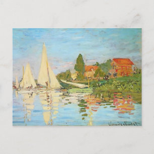 Regatta in Argenteuil von Claude Monet Postkarte