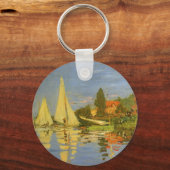 Regatta in Argenteuil von Claude Monet Schlüsselanhänger (Vorderseite)