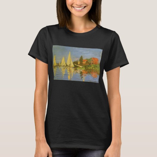 Regatta in Argenteuil von Claude Monet T-Shirt (Vorderseite)