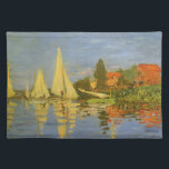 Regatta in Argenteuil von Claude Monet Tischset<br><div class="desc">Regatta von Claude Monet in Argenteuil (1872) ist ein Vintager Impressionismus, der ein nautisches Kunstmaler ist. Sie können die Reflektion der Segelboote im See Wasser sehen. Eine Seeseite mit einer Yacht oder einem Bootsrennen an einem sonnigen Sommertag. Über den Künstler:Claude Monet (1840-1926) war ein Gründer der französischen impressionistischen Malerei, wobei...</div>