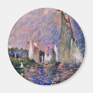 Regatta in Argenteuil von Pierre-Auguste Renoir Magnet
