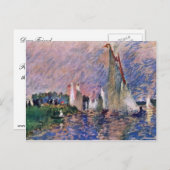 Regatta in Argenteuil von Pierre-Auguste Renoir Postkarte (Vorne/Hinten)