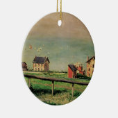 Regatta in Villerville bei Gustave Caillebotte Keramikornament (Rechts)