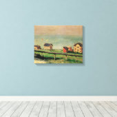 Regatta in Villerville bei Gustave Caillebotte Leinwanddruck (Insitu (Holzboden))