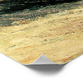 Regatta in Villerville bei Gustave Caillebotte Poster (Ecke)